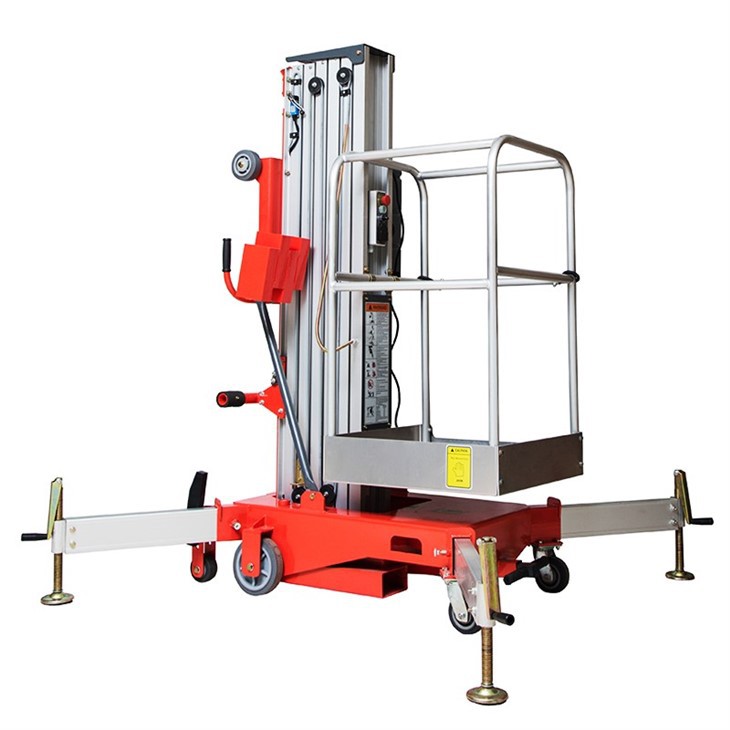 Aluminum Single Mast Lift