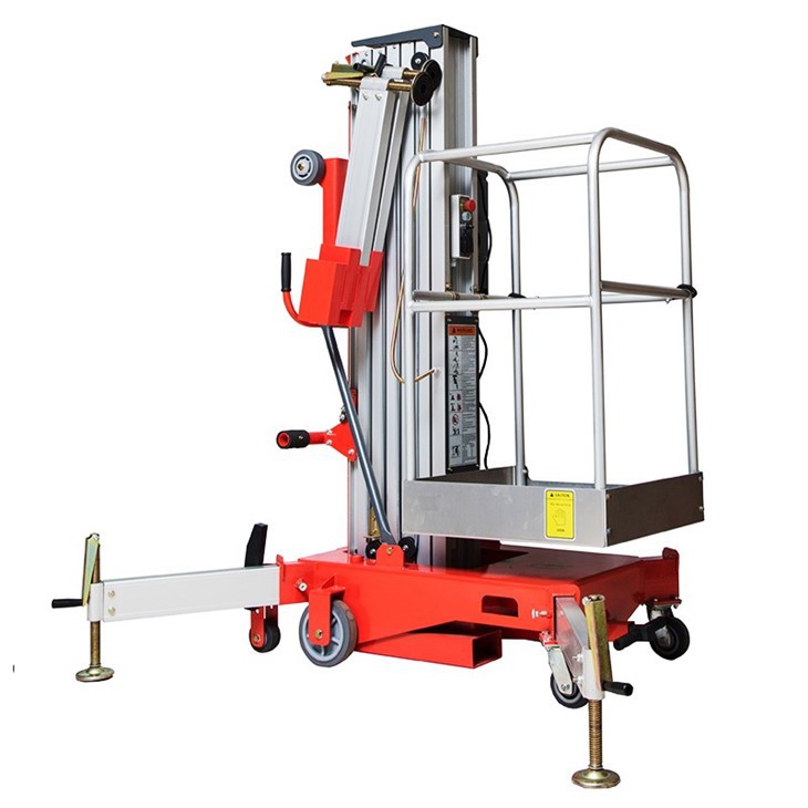 Aluminum Single Mast Lift